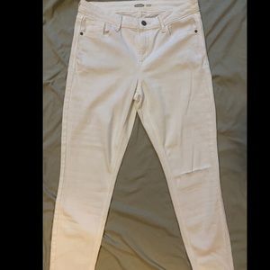 Old Navy Rockstar Super Skinny White Jeans